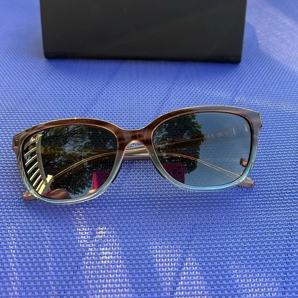 Brand New Maui Jim Havana Havana-Bronze Sunglasses NEW Maui Jim Kapii Shiny Dark Havana Polarized HCL Bronze  main image 2